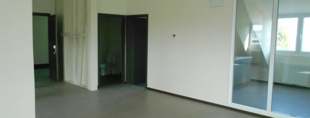 vue sur cuisine vitrée