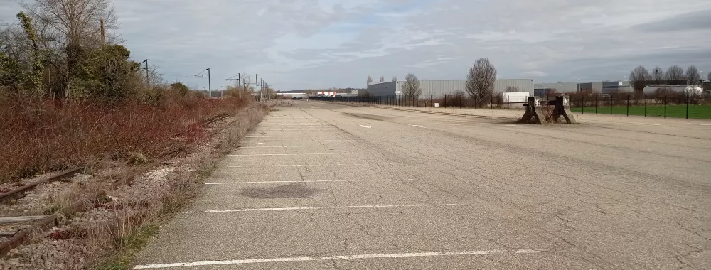 Vue globale du terrain