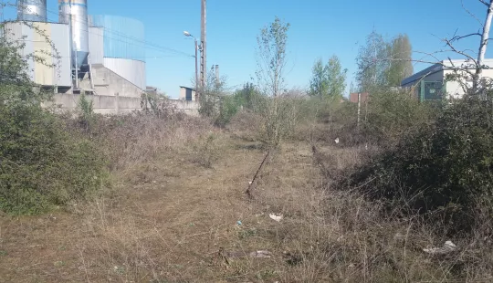 Vue globale du terrain